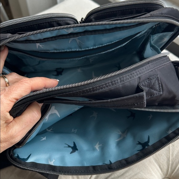 Lug Rider Black Rainbow Quilted Crossbody Bag New Condition - Picture 9 of 16